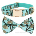 cute personalized dog collar and leash set